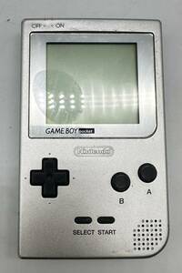 y1693E 任天堂 ゲームボーイポケット MGB-001 Nintendo GAMEBOY pocketo シルバー 動作未確認 ゲーム機 コンパクト