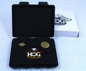 ハーレー純正◇ハーレーオーナーズ/ＨOG入会記念品 ピンバッジ ピンズ ワッペン ケース バイク 記念コイン ハーレーダビッドソン#1200