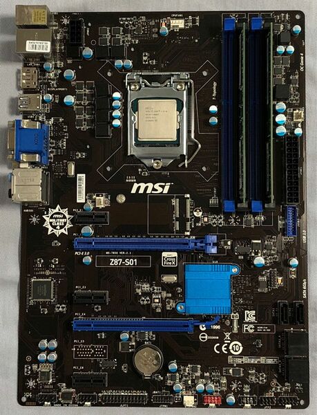 Intel Core i7 4770 MSI Z87-S01 メモリ8GB 動作確認済