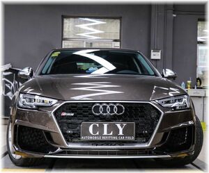 ☆2016～2019 アウディ A4用☆RS4Lookウレタン製フロントバンパー＆RSグリルset☆A4・S4 8W系・新品 エアロ ACC対応