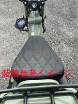 ハンターカブ CT125 CT 125 2020 以降 カスタム フロントシート 黒【sg-ct125-1】_画像5