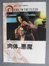 スコット・マレー監督/映画チラシ「肉体の悪魔」カティア・カバレロ/1985年/Ｂ5　　管211496_画像1