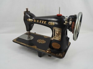 4T221022 ミシン④ THE WHITE SEWING MACHINE ホワイト WHITE TOKYO SHISHA K72425 足踏みミシン 本体のみ ジャンク/現状品 アンティーク