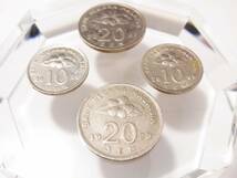 マレーシア硬貨　コイン　セン　SEN10　SEN20　4点セット_画像6