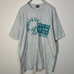 フルーツオブザルーム　USA製半袖Tシャツ ガールスカウト寄せ書き　ビンテージ47 古着　入手困難　激レア　希少 人気　シングルステッチ