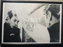 STRAY CATS ブライアンセッツァー A4 ポスター 額付き ロカビリー_画像1