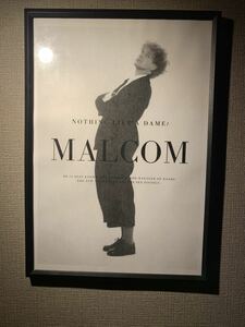 マルコムマクラーレン malcom maclaren A4 ポスター 額付き 送料込み sex pistols ビビアンウエストウッド