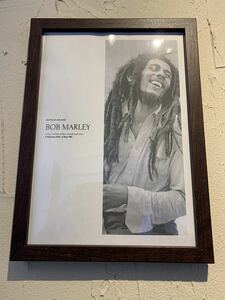 BOB MARLEY ボブマーリー B5 ポスター 額付 送料込 レゲエ ⅰ