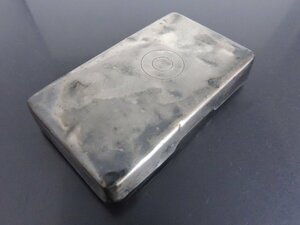  original silver made silver virtue power . branch case bombonie-ru square design 