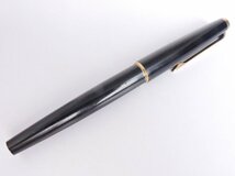 正規品 MONTBLANC モンブラン 万年筆 No32 585イエローゴールド等 ブラック×ゴールドカラー 2点セット ドイツ製_画像2