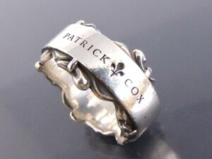  стандартный товар PATRICK COX Patrick Cox серебряный 925 кольцо кольцо Lilly . глава tsuta дизайн 13 номер 