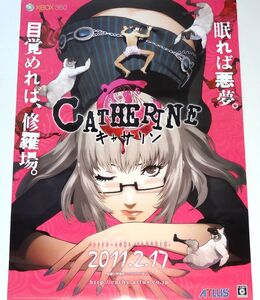 XBOX360 CATHERINE Promotion Poster キャサリン 販促ポスター