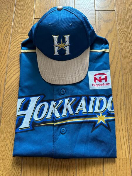 北海道日本ハムファイターズ　日ハム　ユニフォーム　帽子　we love Hokkaido