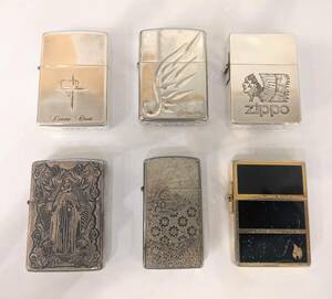 【ライターJ】まとめて放出 ZIPPO ジッポ おまとめ 合計6種 火花〇 オイル ライター 煙草 嗜好品 喫煙具 喫煙用具 キャンプ アウトドア