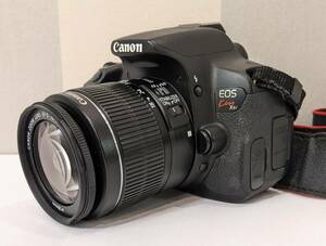 【11564】CANON キャノン EOS Kiss X6i ZOOM LENZ EF-S 18-55mm 1:3.5-5.6 IS Ⅱ付き 動作〇 カメラ デジタル一眼 写真 風景 人物 撮影