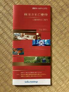 【最新】西武鉄道 西武HD　株主優待冊子１冊　1000株以上保有