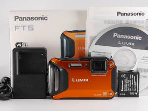 ★実用品★ PANASONIC パナソニック LUMIX DMC-FT5 箱 CD バッテリー 充電器 各種ケーブル 説明書 #R1264#0066#00052