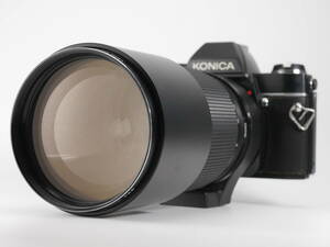 ★訳あり実用品★ KONICA コニカ ACOM-1 AR 300mm F4.5 HEXANON レンズセット シャッターOK #R1348#4181#0004