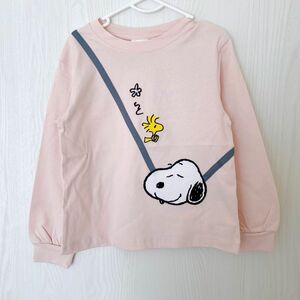 【新品タグ付き】GU スヌーピー PEANUTS 長袖Tシャツ　120