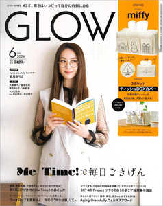 GLOW glow 2024 year 6 month number [ appendix ] Miffy 3 pocket tissue BOX cover new goods * unused * unopened ②