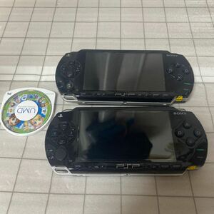 管S240519 5 ★☆ ソニー SONY PSP-1000 本体のみ 2点セット PlayStation Portable ブラック 動作未確認 ☆★