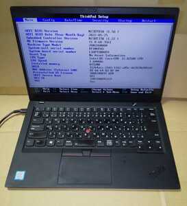 【Bios OK】 Lenovo ThinkPad X1 Carbon 20KG i5-8250U/8GB 第8世代 ⑪