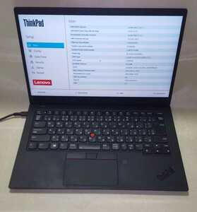 【Bios OK】 Lenovo ThinkPad X1 Carbon 20QE i5-8265U/8GB 第8世代 ②