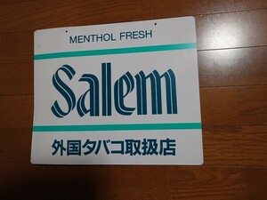 セイラム　Salem　タバコ販促ツール　広告　POP　レトロ　アンティーク　厚手プラスチック製　希少