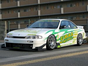 新品☆URAS【ユーラス】　TYPE-GT　エアロ3点(FRP/未塗装)　シルビア 前期(S14)　【のむけん|ノムケン】