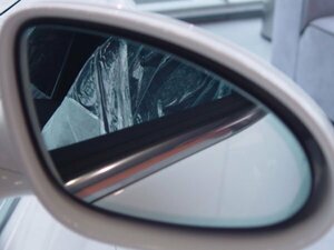  новый товар * широкоугольный украшать зеркало заднего вида [ серебряный ] Chrysler Grand Cherokee (WJ40 серия ) 99/05~05/06 левая сторона большой зеркало / правая сторона маленький зеркало 
