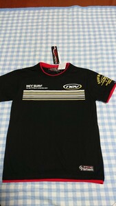 ♪137☆未使用・保管品☆nev☆重ね着風半袖Tシャツ　黒140