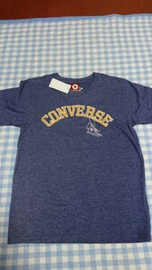 ♪137☆未使用・保管品☆CONVERSE☆半袖Tシャツ　濃青140