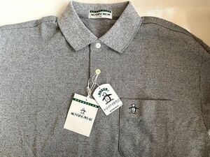 MUNSING WEAR Munsingwear Golf wear GOLF men's polo-shirt with long sleeves [ size SA] chest 80~88. height 155~165. made in Japan Descente 