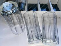 カメイグラス ◆タンブラー９個 八角タンブラー◆ カメイガラス ９コ KAMEI GLASS MADE IN THAILAND 未使用_画像5