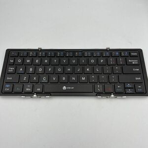 iclever IC-BK03 折りたたみ式ワイヤレスキーボード シルバー