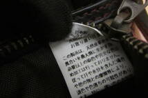 輪怐 LIN-KU リンク かばん ショルダーバッグ 豚革 牛革 日本製 赤系×黒 O2404E_画像6