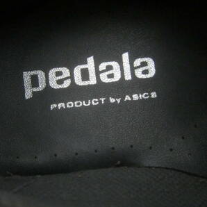 pedala by asics ペダラ アシックス 靴 ウォーキングシューズ サイドファスナー 日本製 赤紫系 ワインレッド系 23.5㎝EEEE O2405Bの画像6