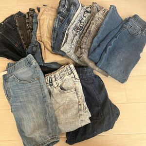 子供服　パンツ　デニム　ハーフパンツ　GAP .ZARA MPS .UNIQLO .DlESEL まとめ売り11本