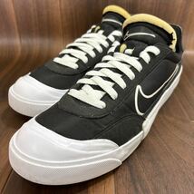 KT240426 D-64 NIKE ナイキ DROP TYPE ドロップ タイプ カジュアルスニーカー ローカットスニーカー ブラック メンズ 27cm_画像2