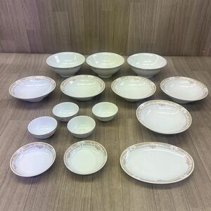 US240429 C-47 Noritake ノリタケ Chef's Top シャーロット 洋食器 花柄 プレート 深皿 小皿 小鉢 盛り皿 まとめ 現状品