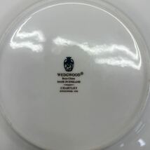 US240429 C-57 WEDGWOOD ウェッジウッド ボーンチャイナ CHARTLEY チャートレー プレート カップソーサー シュガーポット セット 現状品_画像6