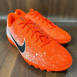 KT240426 D-66 NIKE ナイキ MERCURIAL マーキュリアル サッカーシューズ スポーツシューズ ランニングシューズ オレンジ メンズ 23.5cm