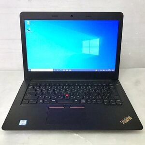 ●14型 第7世代 i3 快適モバイルノート Lenovo ThinkPad E470 (Core i3-7100U 2.4GHz/8GB/500GB/Wi-Fi/Webカメラ/Windows10 Pro)