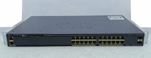 ●Cisco 24Port ギガビット イーサネット スイッチ Catalyst 2960X-24TS [WS-C2960X-24TS-LL] (1000Base-T*24 + SFP*2) 金具付