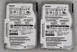 *[2 pcs. set ] Oracle original 2.5 -inch 600GB 6G 10K SAS hard disk [P/N:542-0287, BaseP/N:7045228, Fujitsu P/N:CF00542-0287]