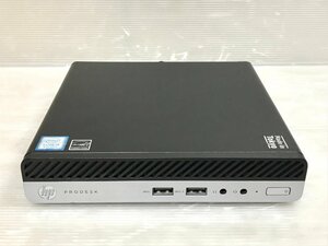 ●[Windows11] 超小型デスクトップ 8世代i5 快適メモリ 高速SSD HP ProDesk 400 G4 DM (Core i5-8500T 2.1GHz/8GB/NVMe SSD 256GB)