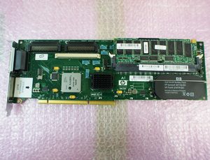 ●hp PA-RISCサーバ hp9000 rp3440 取り外し品 Smart Array 6402 PCI-X 133MHZ ULTRA320 SCSI RAID CONTROLLER (309520-001/バッテリー付)