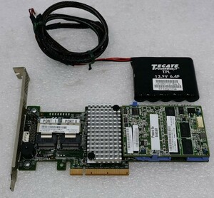 ●IBM ServeRAID M5110 RAID HBA [P/N:00AE807] (1GB Cache内蔵 46C9029 /WBバッテリ付) 通常ブラケットタイプ