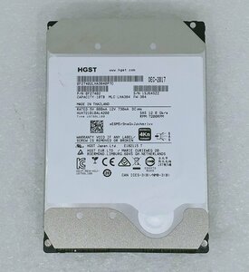 ●日立 HGST 3.5インチHDD 10TB SAS 12G 7.2K ヘリウム充填ハードディスク [Ultrastar He8 HUH721010AL4200]