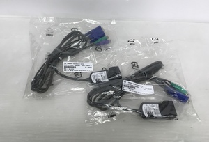 ●同梱可! 新品! ケーブル長 1.5m IBM KVM PS/2 Conversion Cable ×2本セット